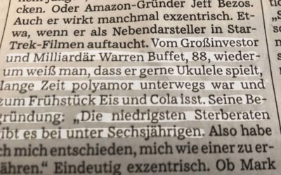 Schnipseltexte: "Warren Buffet"