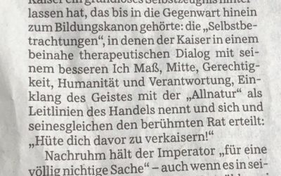 Schnipseltexte: "Marcus Aurelius"