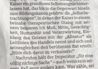 Schnipseltexte: "Marcus Aurelius"